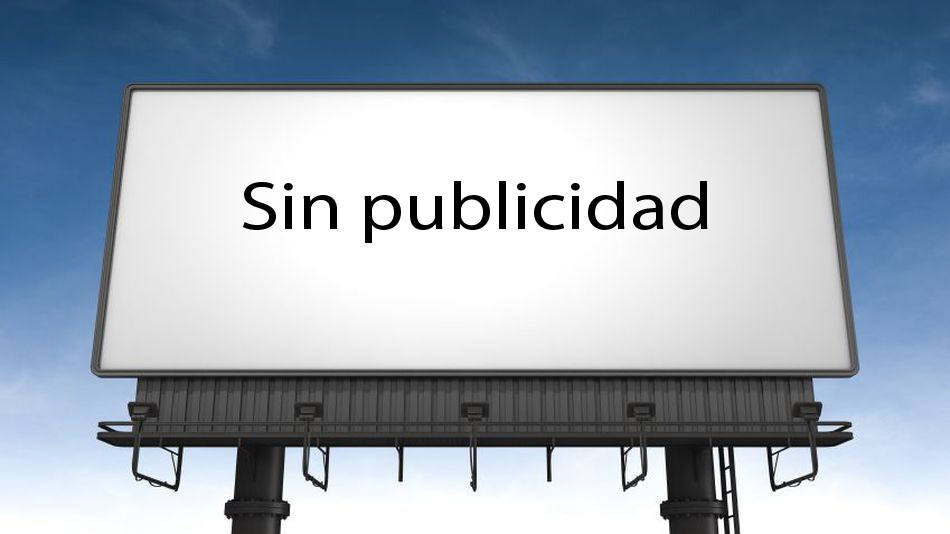 CANAL SIN PUBLICIDAD O INEXISTENTE